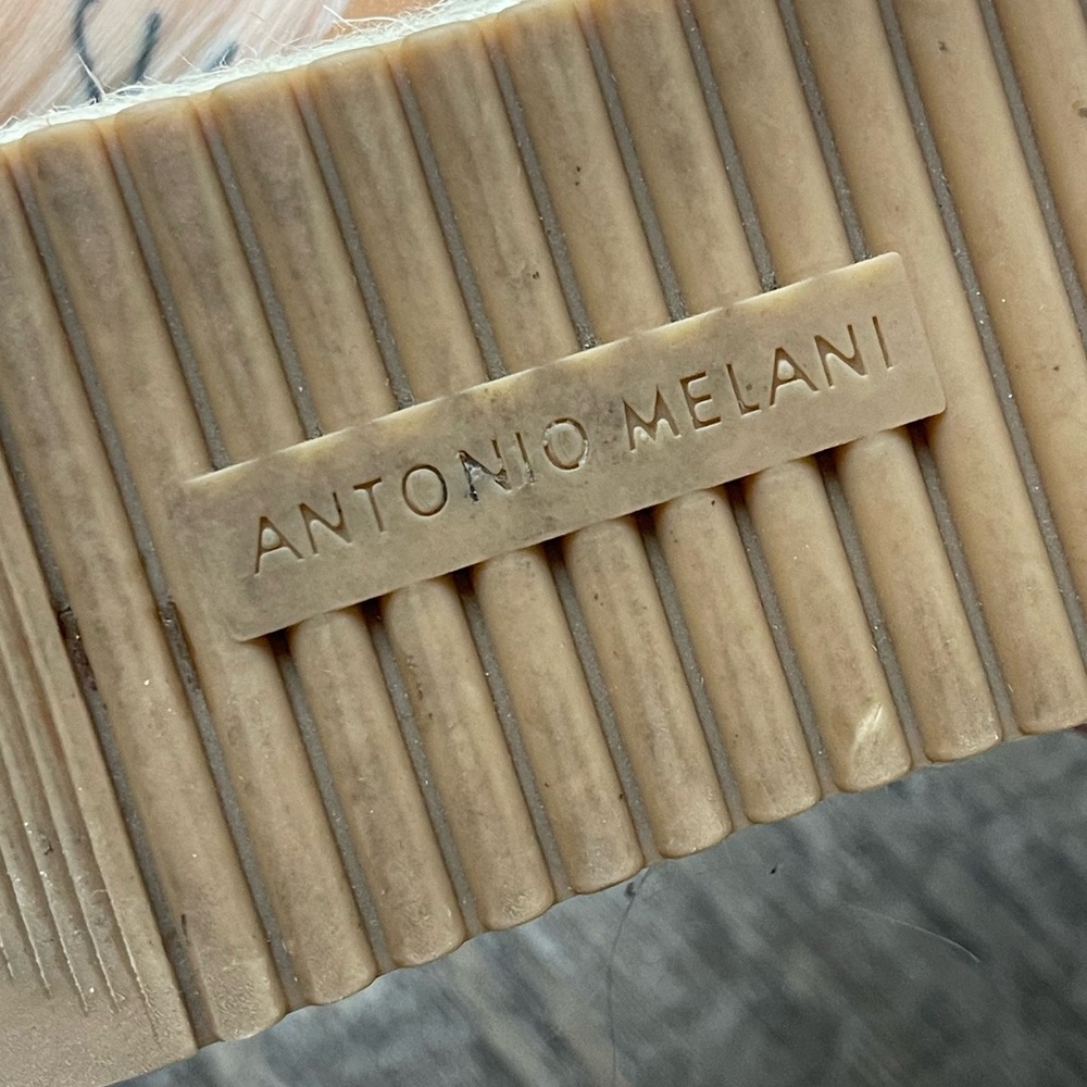 Antonio Melani leather platform espadrille sandals - Picture 10 of 10